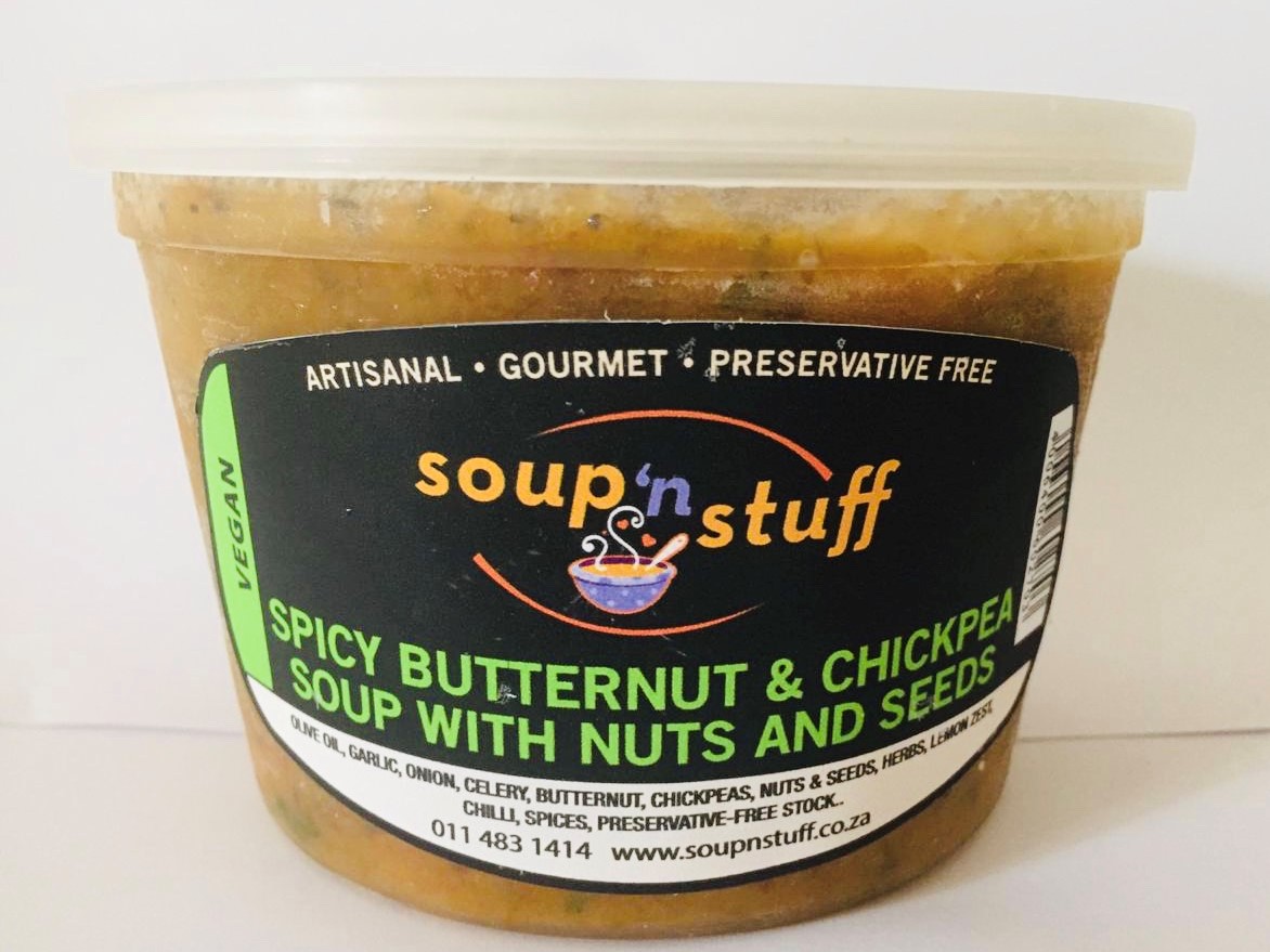 Spicy Butternut & Chickpea soup